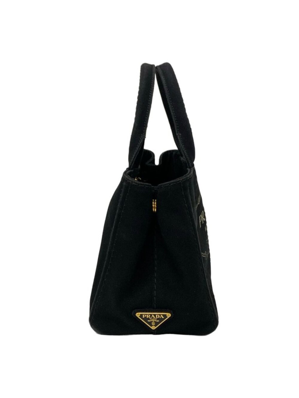 Prada Tote Canapa Black Inside - Picture 2 of 15
